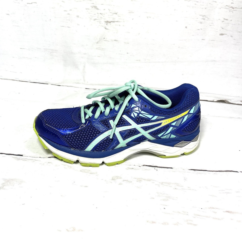 Asics Gel‎ Exalt 3 Shoes Women's 7 Blue T666N Sneakers EUC